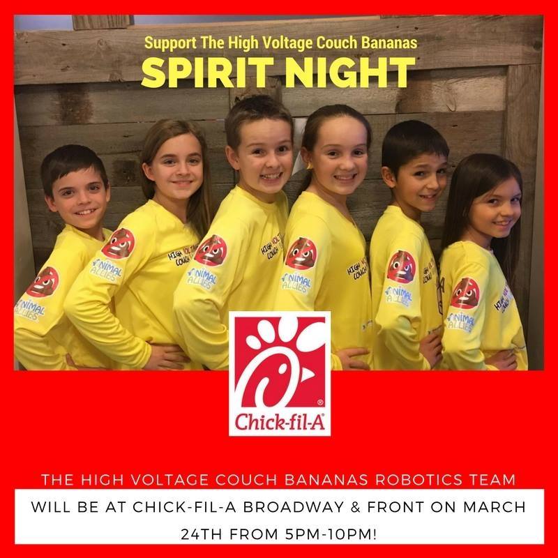 Join us on March 24th from 5-10PM at the downtown Chick-fil-A!